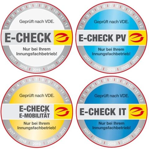 E-Check Siegel Übersicht